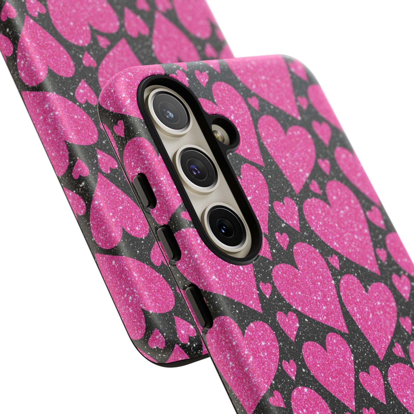 Glitter Hearts Samsung Galaxy Case - BOGO Cases
