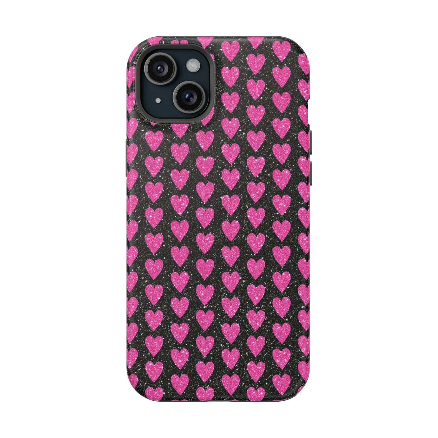 Glitter Pink Hearts MagSafe Case - BOGO Cases