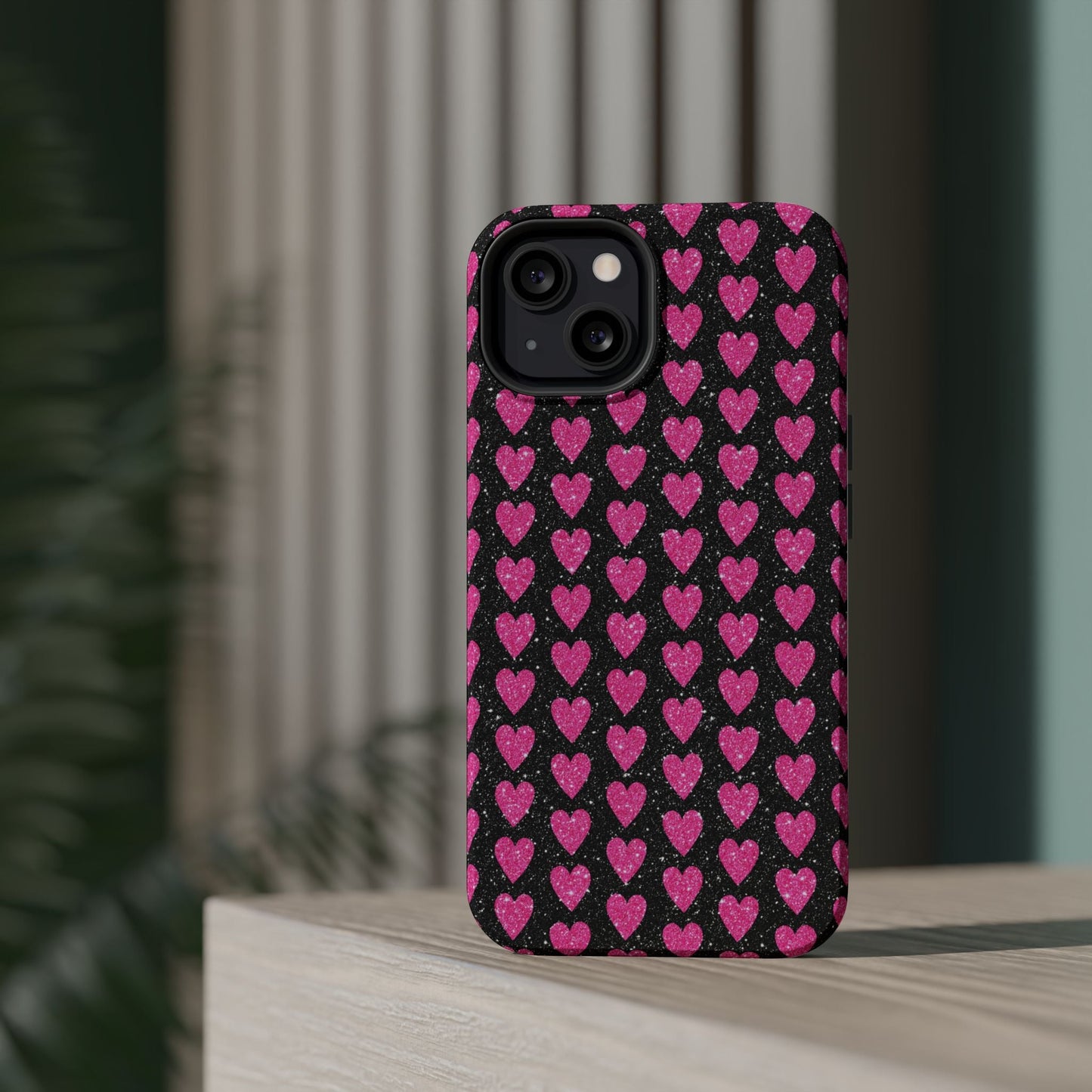 Glitter Pink Hearts MagSafe Case - BOGO Cases
