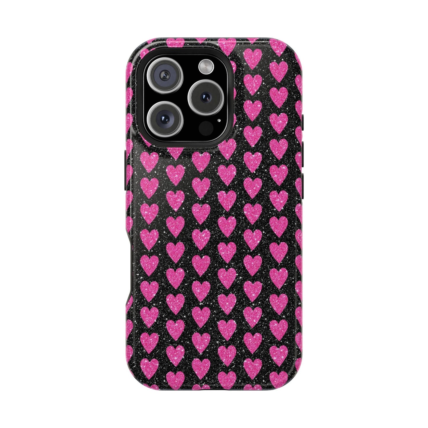 Glitter Pink Hearts MagSafe Case - BOGO Cases