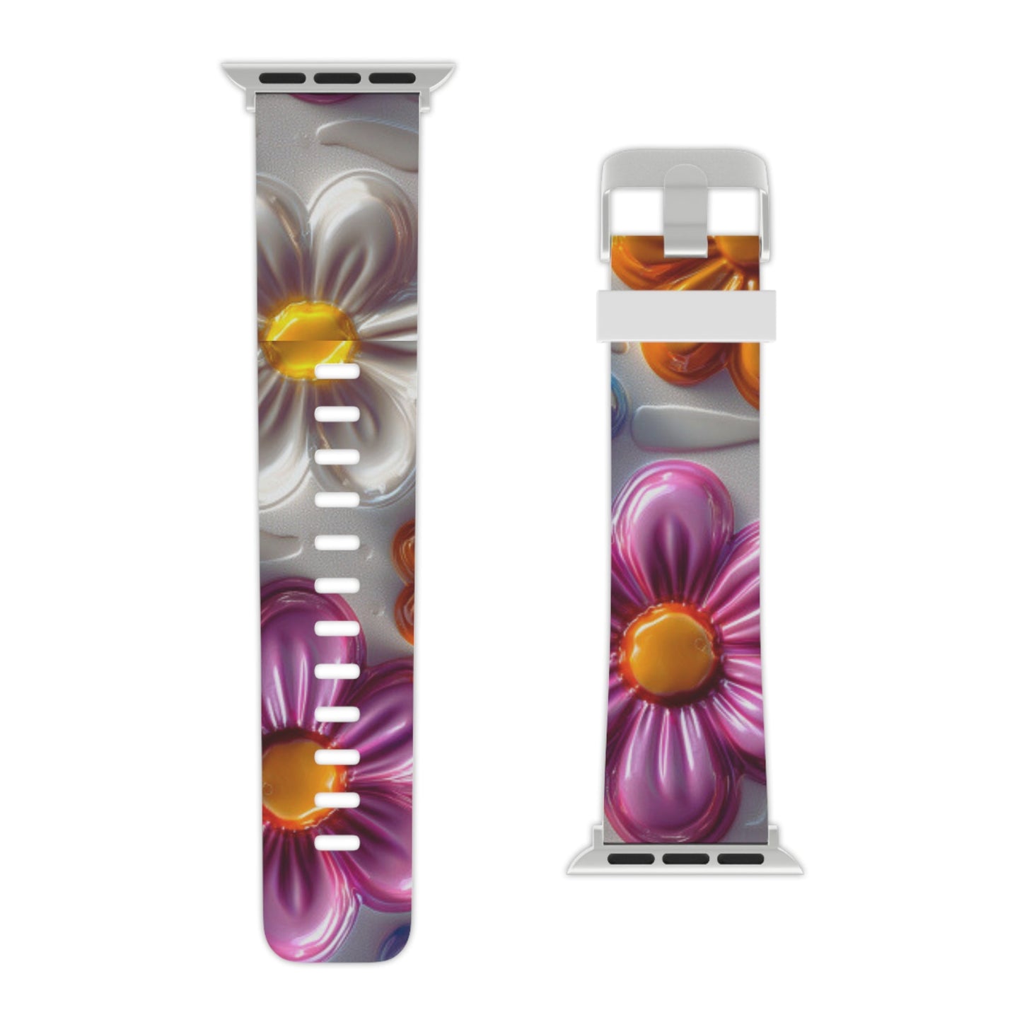 Glossy 3D Floral  Apple Watch Band - BOGO Cases