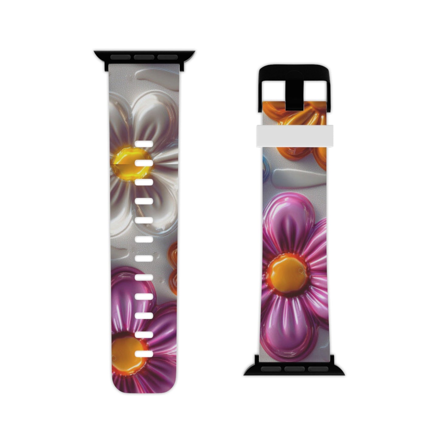 Glossy 3D Floral  Apple Watch Band - BOGO Cases