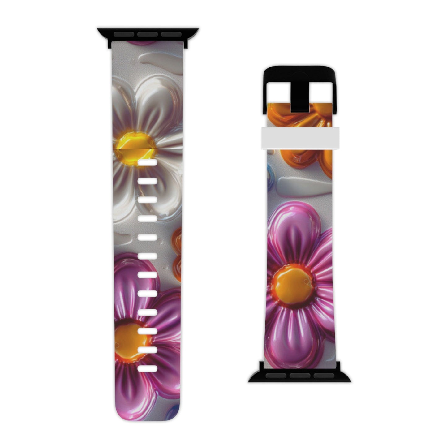 Glossy 3D Floral  Apple Watch Band - BOGO Cases