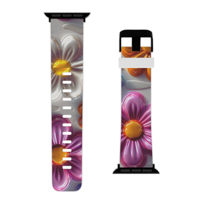Glossy 3D Floral  Apple Watch Band - BOGO Cases