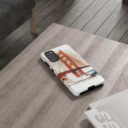 Golden Gate Bridge Samsung Galaxy Case - Architectural Sketch Design - BOGO Cases