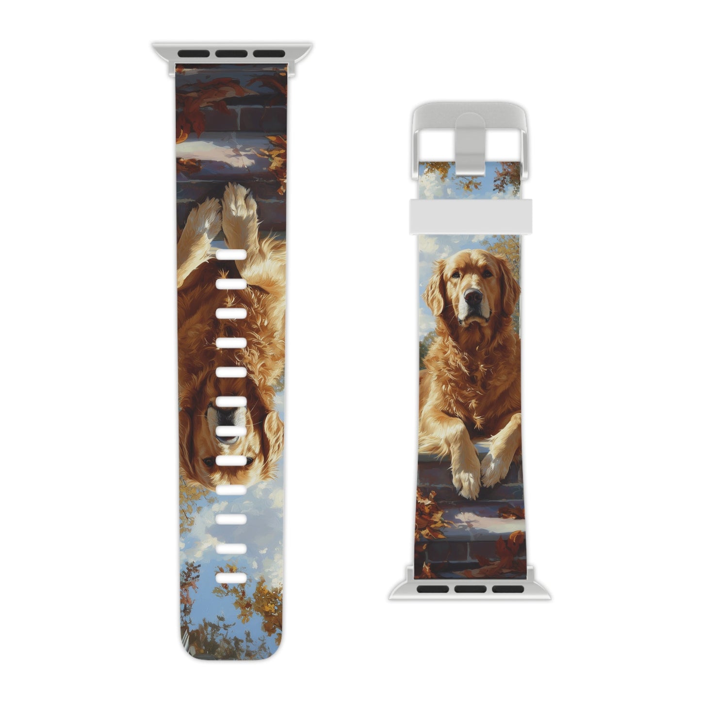 Golden Retriever Autumn Serenity  Apple Watch Band - BOGO Cases