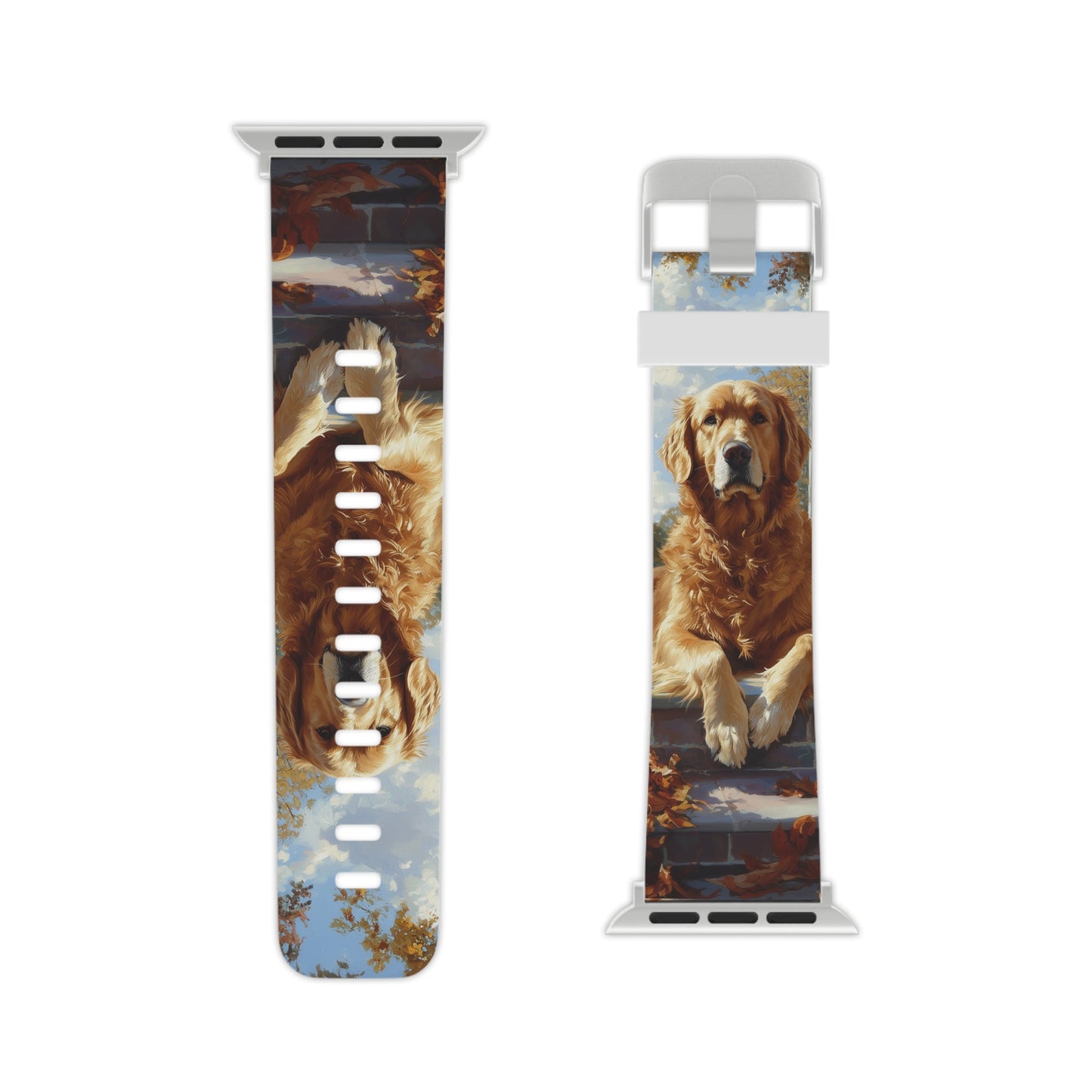Golden Retriever Autumn Serenity  Apple Watch Band - BOGO Cases