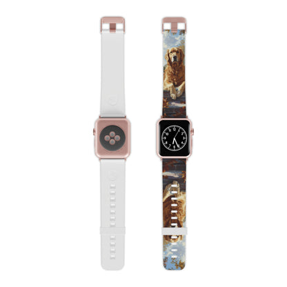 Golden Retriever Autumn Serenity  Apple Watch Band - BOGO Cases