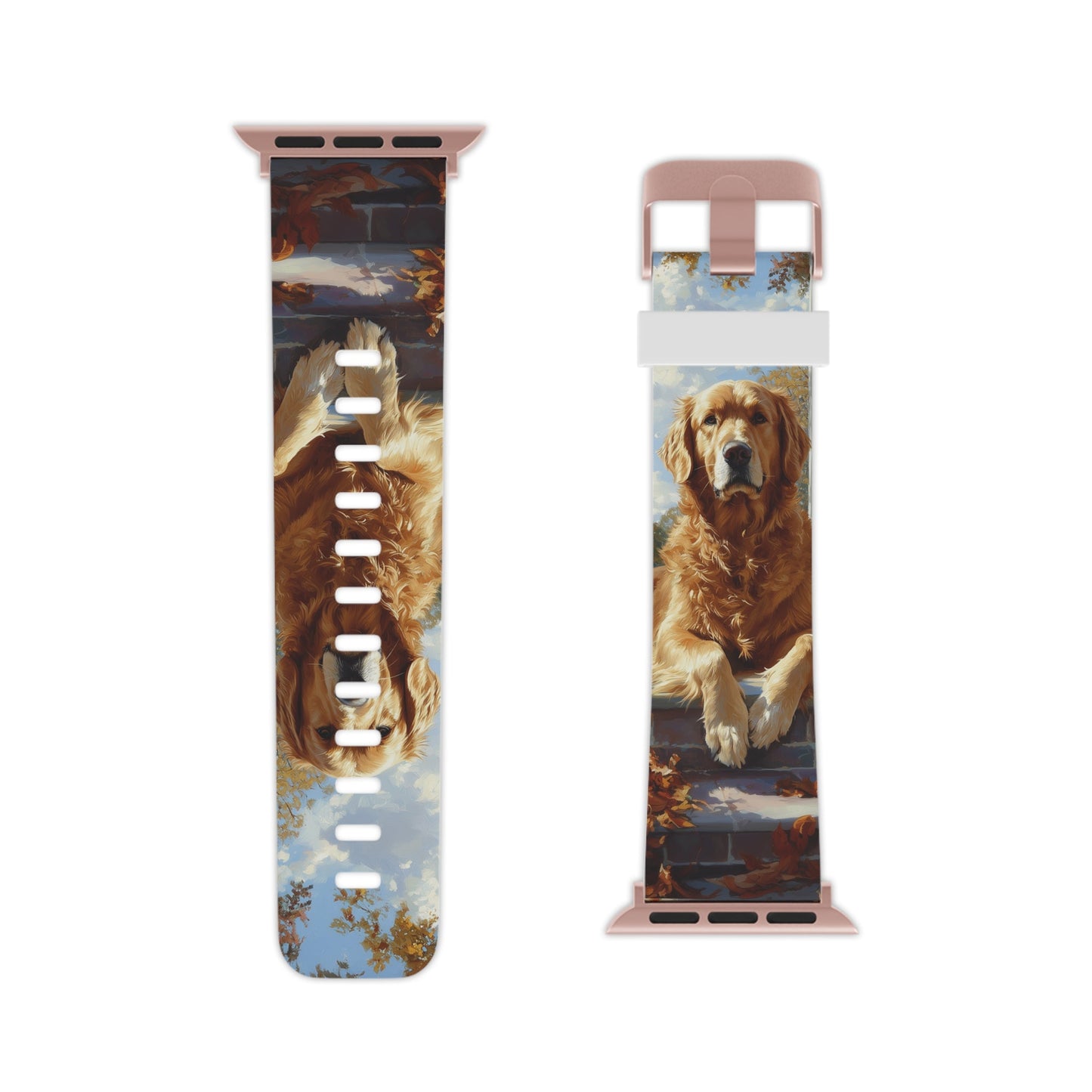 Golden Retriever Autumn Serenity  Apple Watch Band - BOGO Cases