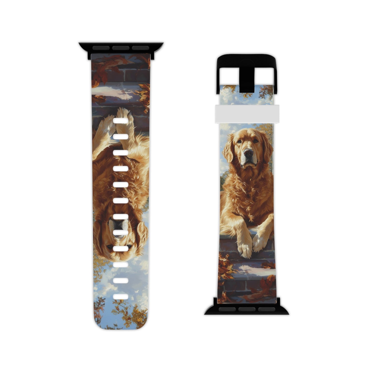 Golden Retriever Autumn Serenity  Apple Watch Band - BOGO Cases