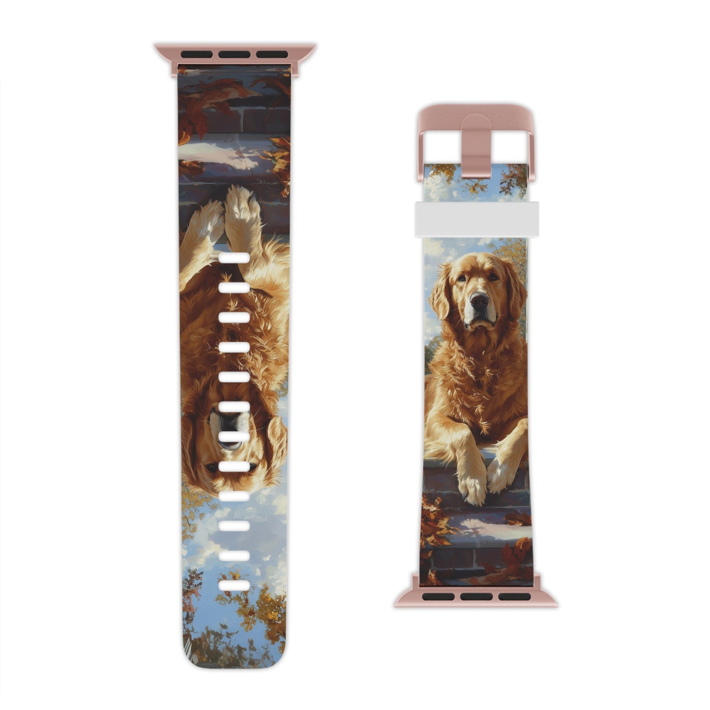 Golden Retriever Autumn Serenity  Apple Watch Band - BOGO Cases