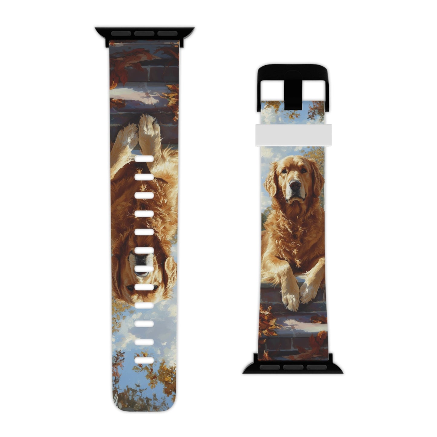 Golden Retriever Autumn Serenity  Apple Watch Band - BOGO Cases