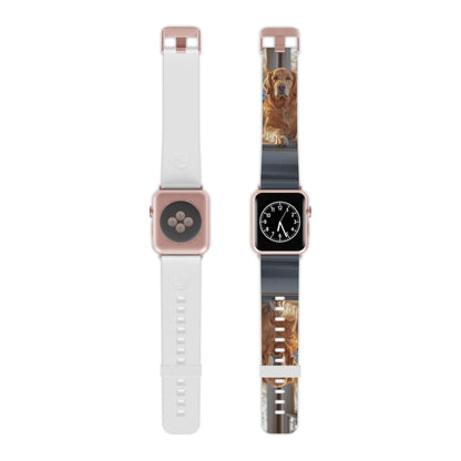 Golden Retriever on Porch Apple Watch Band - BOGO Cases
