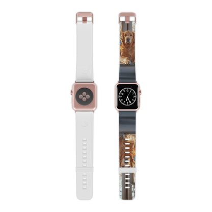 Golden Retriever on Porch Apple Watch Band - BOGO Cases