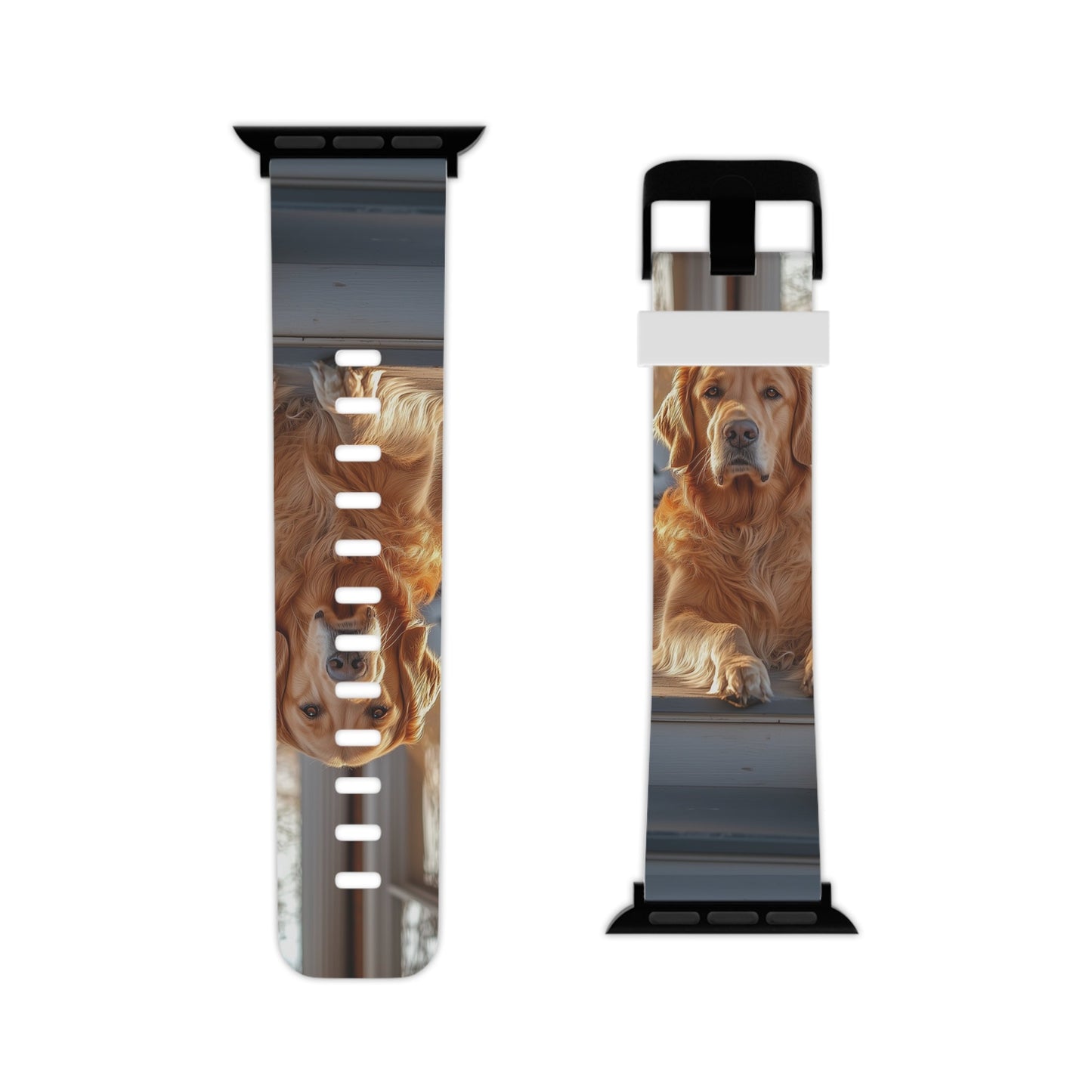 Golden Retriever on Porch Apple Watch Band - BOGO Cases