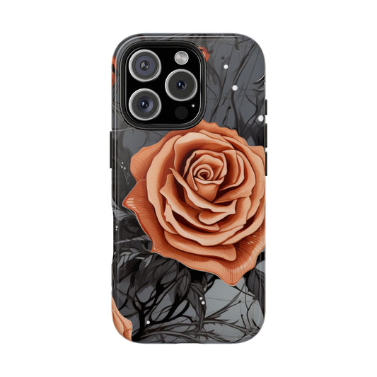 Gothic Orange Rose iPhone Case - BOGO Cases