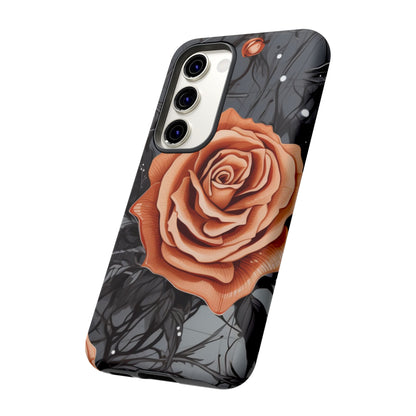 Gothic Orange Rose Samsung Galaxy Case - BOGO Cases