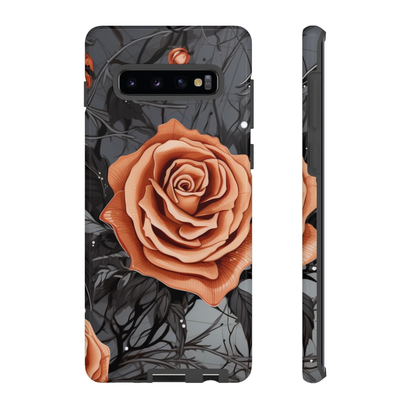 Gothic Orange Rose Samsung Galaxy Case - BOGO Cases