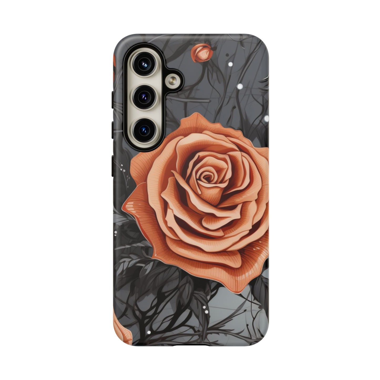 Gothic Orange Rose Samsung Galaxy Case - BOGO Cases