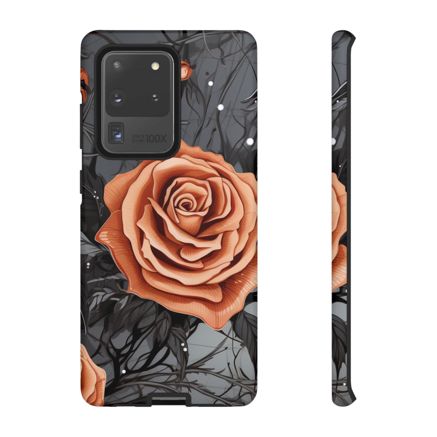 Gothic Orange Rose Samsung Galaxy Case - BOGO Cases