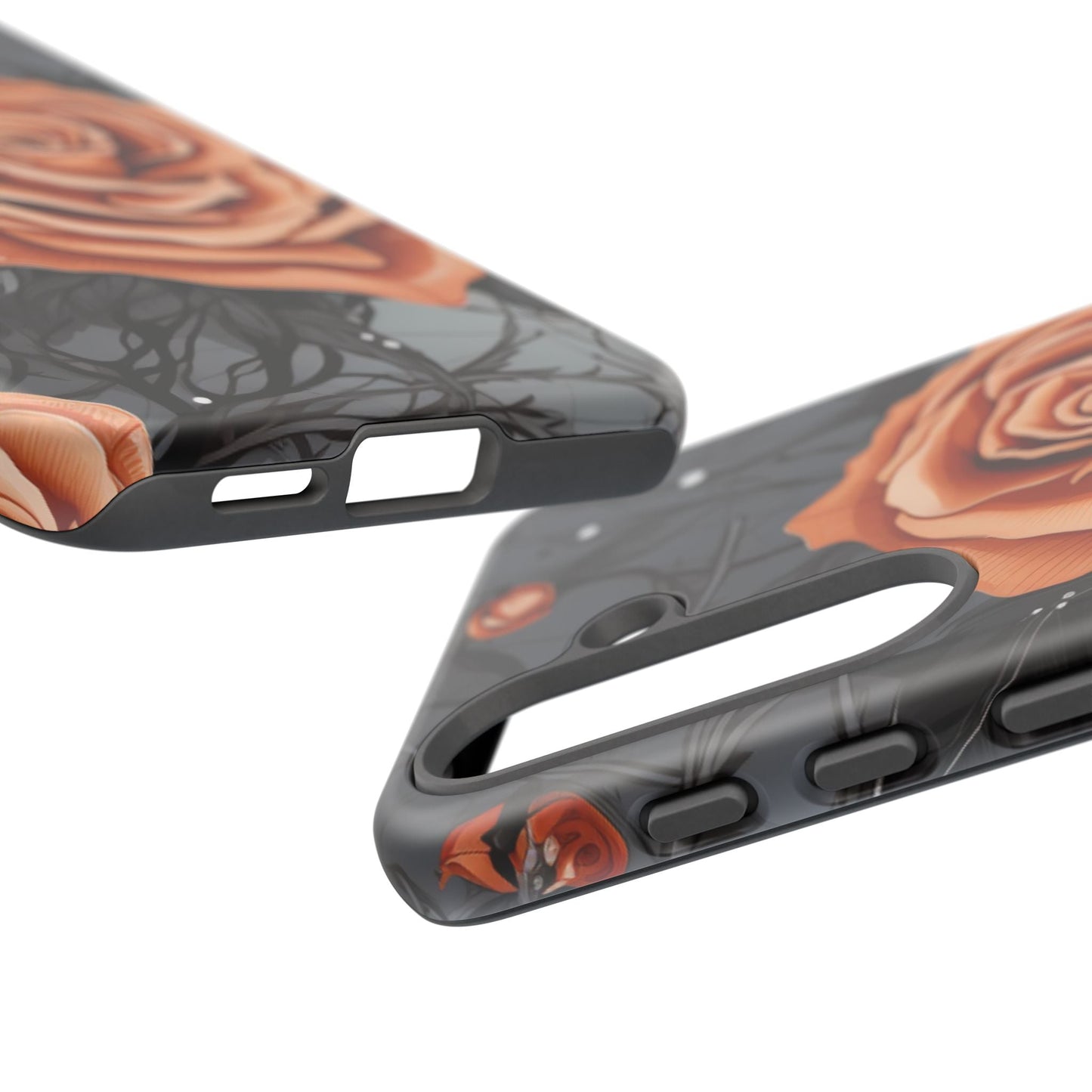 Gothic Orange Rose Samsung Galaxy Case - BOGO Cases