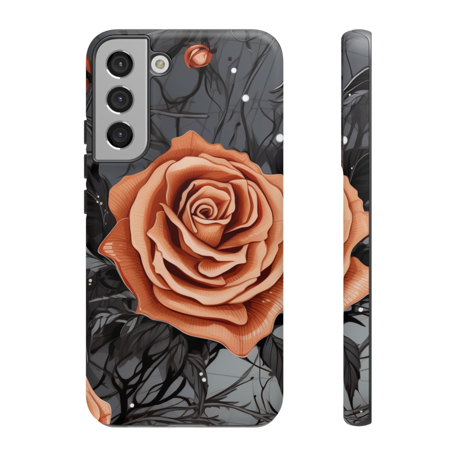 Gothic Orange Rose Samsung Galaxy Case - BOGO Cases