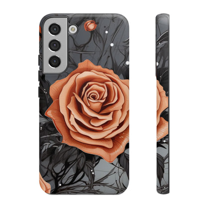 Gothic Orange Rose Samsung Galaxy Case - BOGO Cases