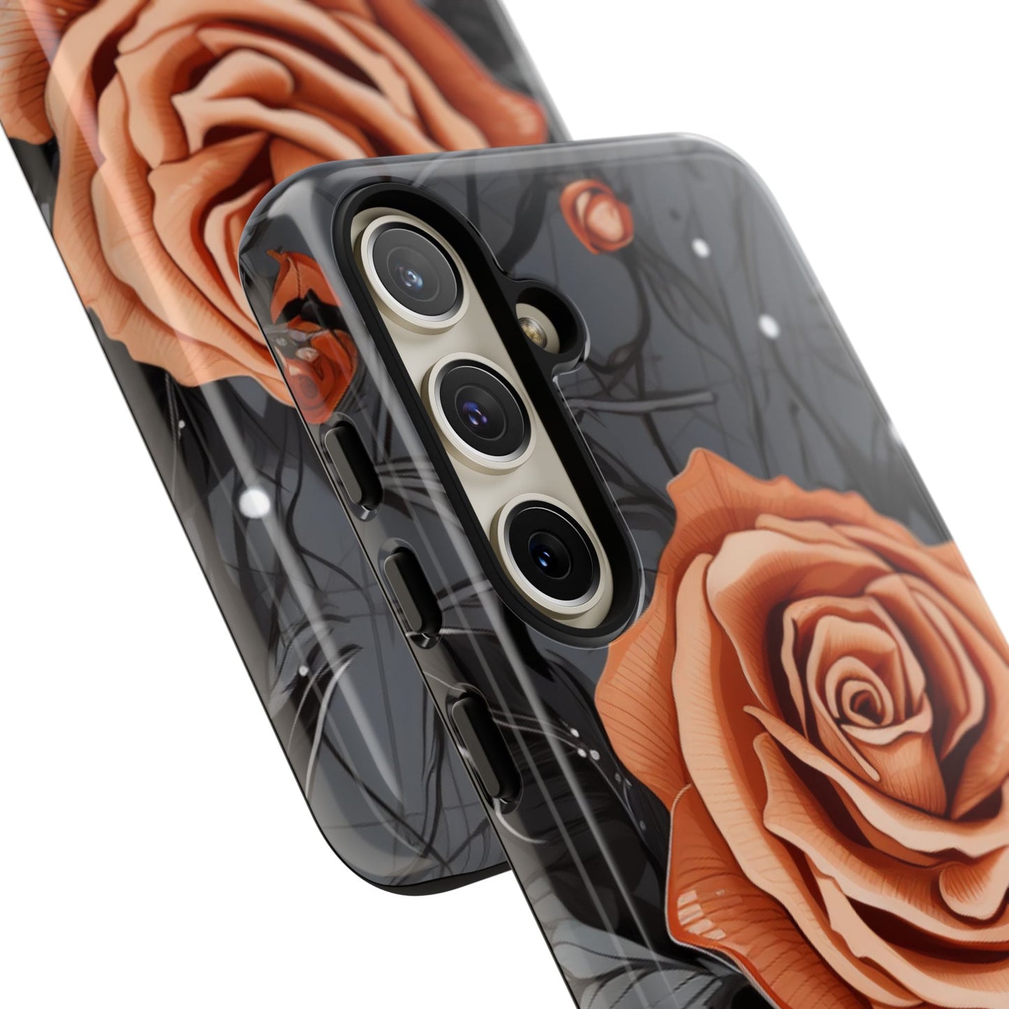 Gothic Orange Rose Samsung Galaxy Case - BOGO Cases