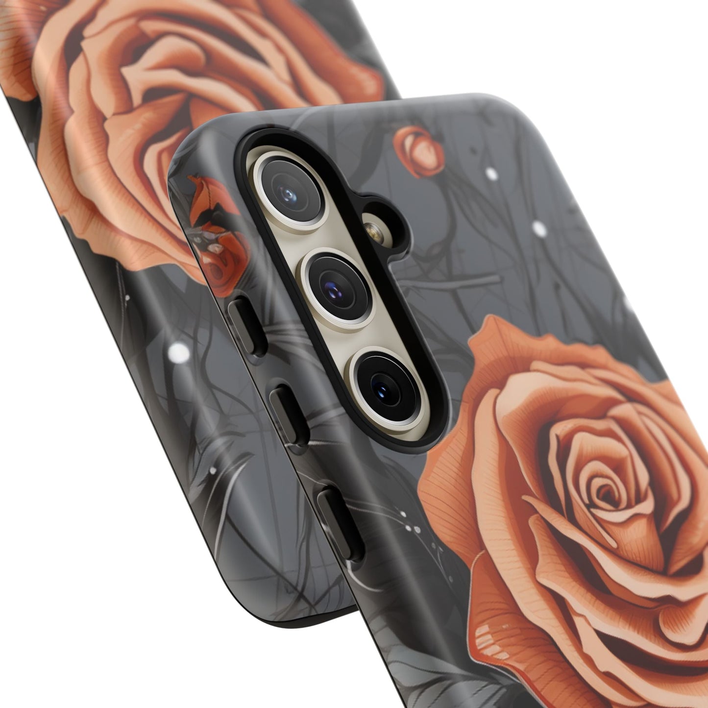 Gothic Orange Rose Samsung Galaxy Case - BOGO Cases