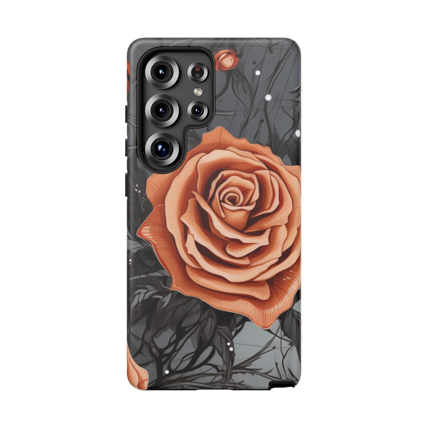 Gothic Orange Rose Samsung Galaxy Case - BOGO Cases