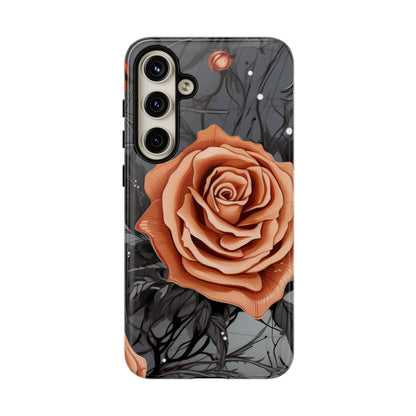 Gothic Orange Rose Samsung Galaxy Case - BOGO Cases