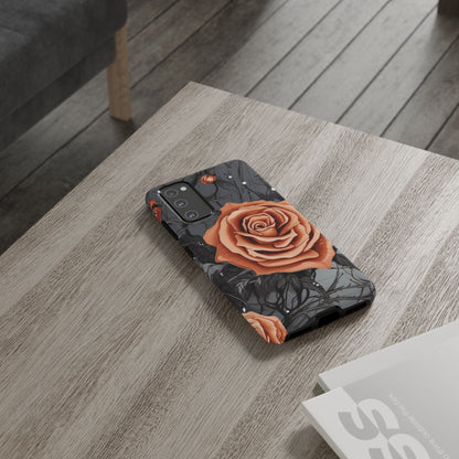 Gothic Orange Rose Samsung Galaxy Case - BOGO Cases