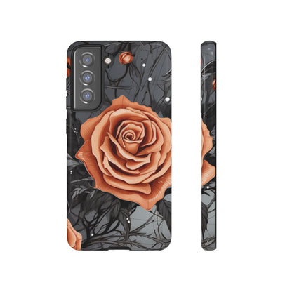 Gothic Orange Rose Samsung Galaxy Case - BOGO Cases