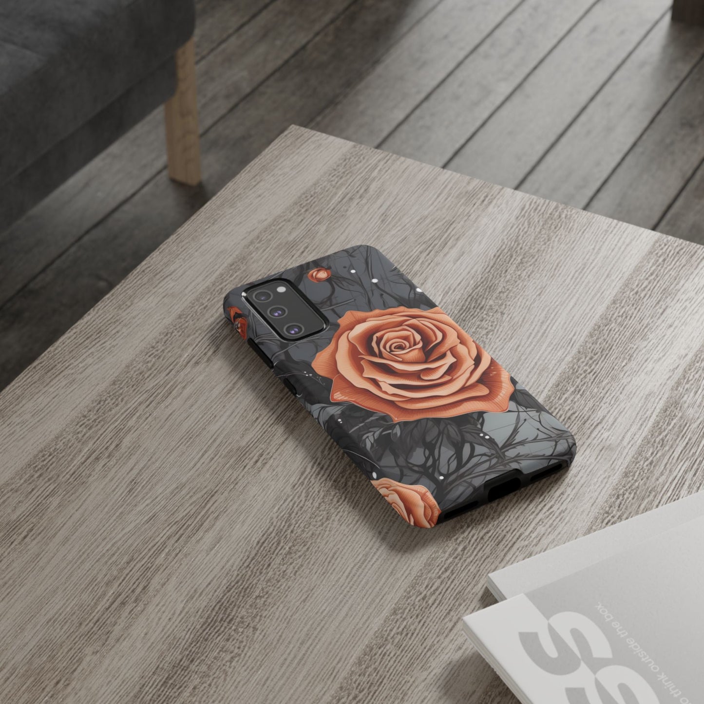Gothic Orange Rose Samsung Galaxy Case - BOGO Cases