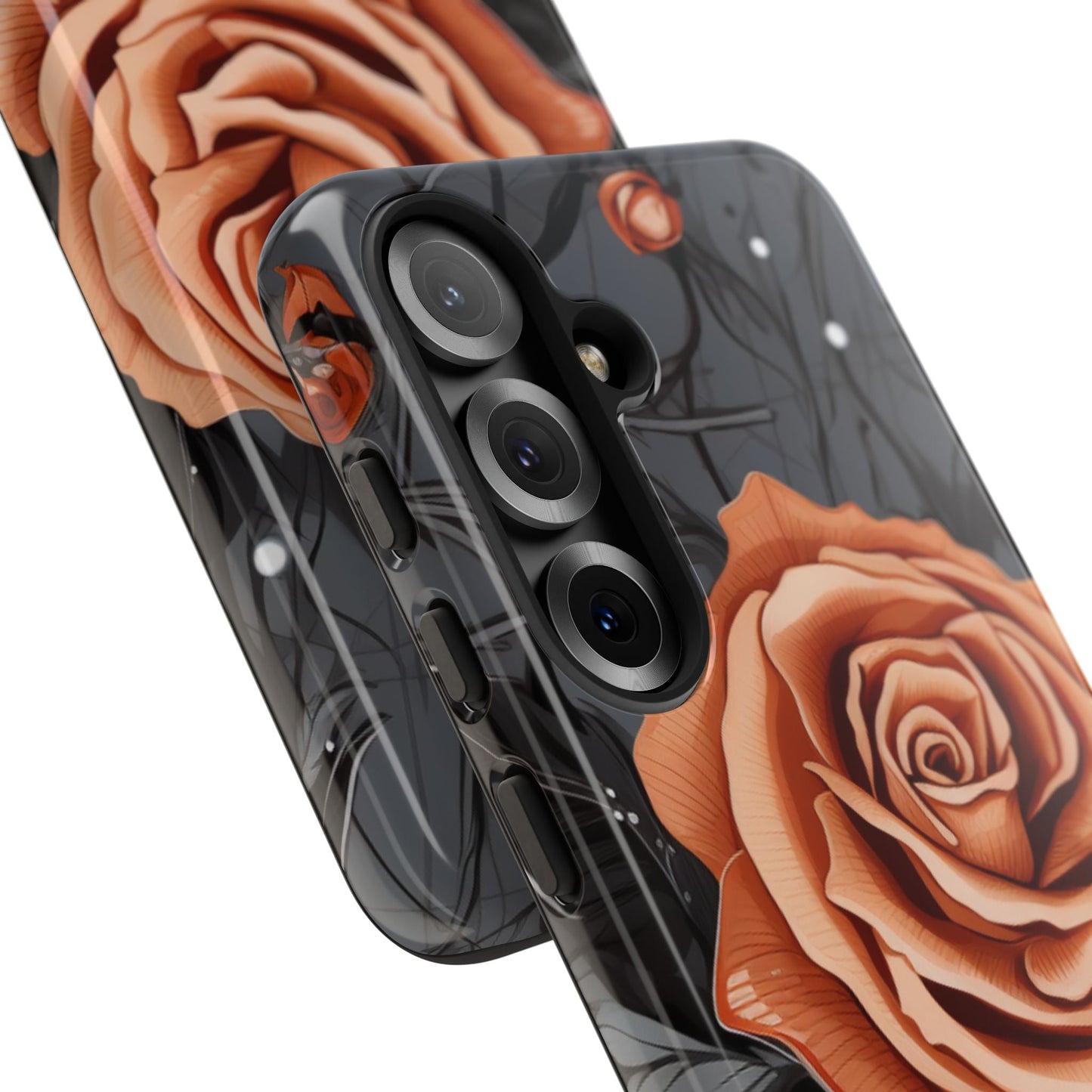 Gothic Orange Rose Samsung Galaxy Case - BOGO Cases
