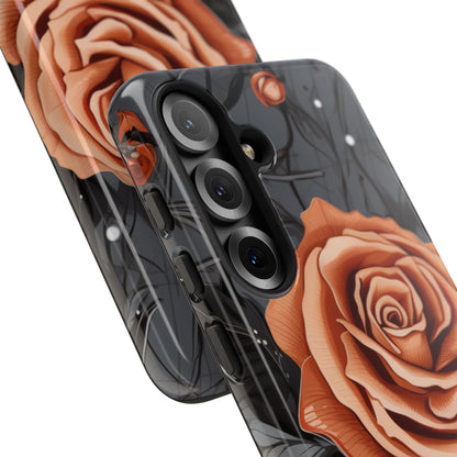 Gothic Orange Rose Samsung Galaxy Case - BOGO Cases