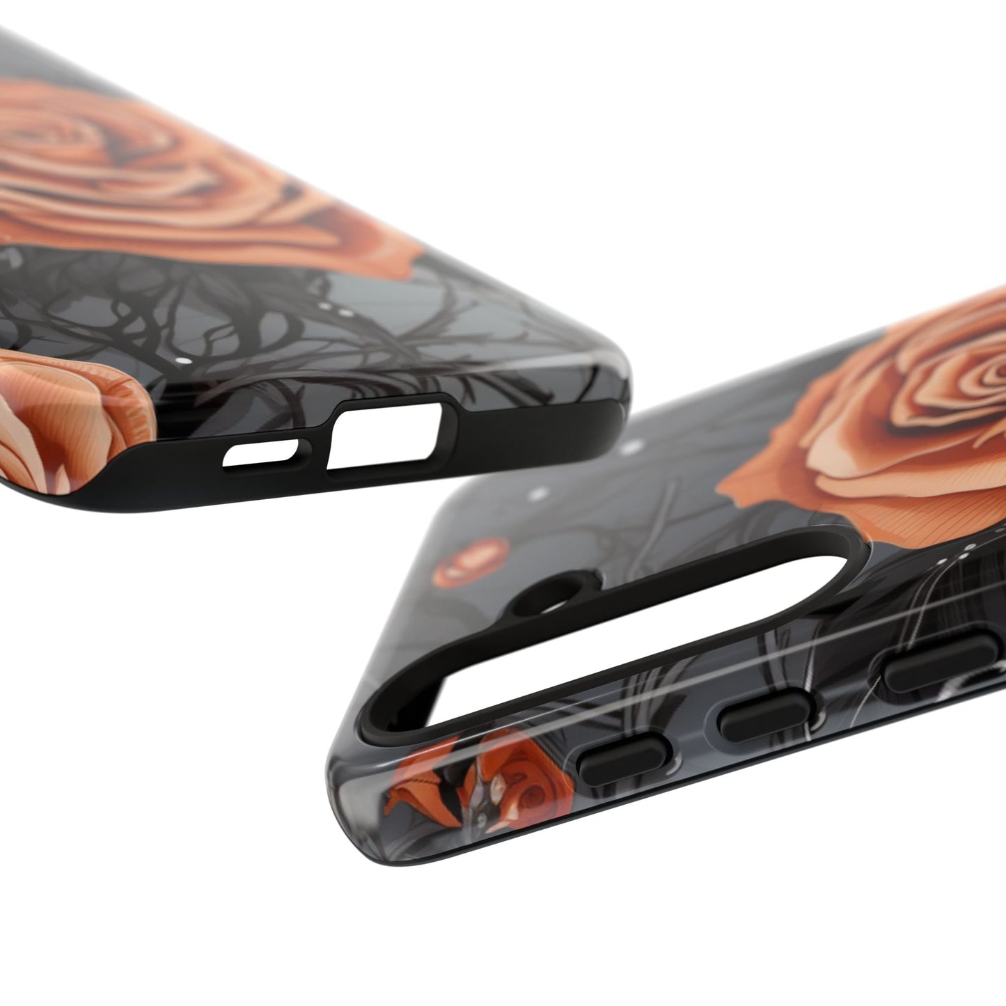 Gothic Orange Rose Samsung Galaxy Case - BOGO Cases