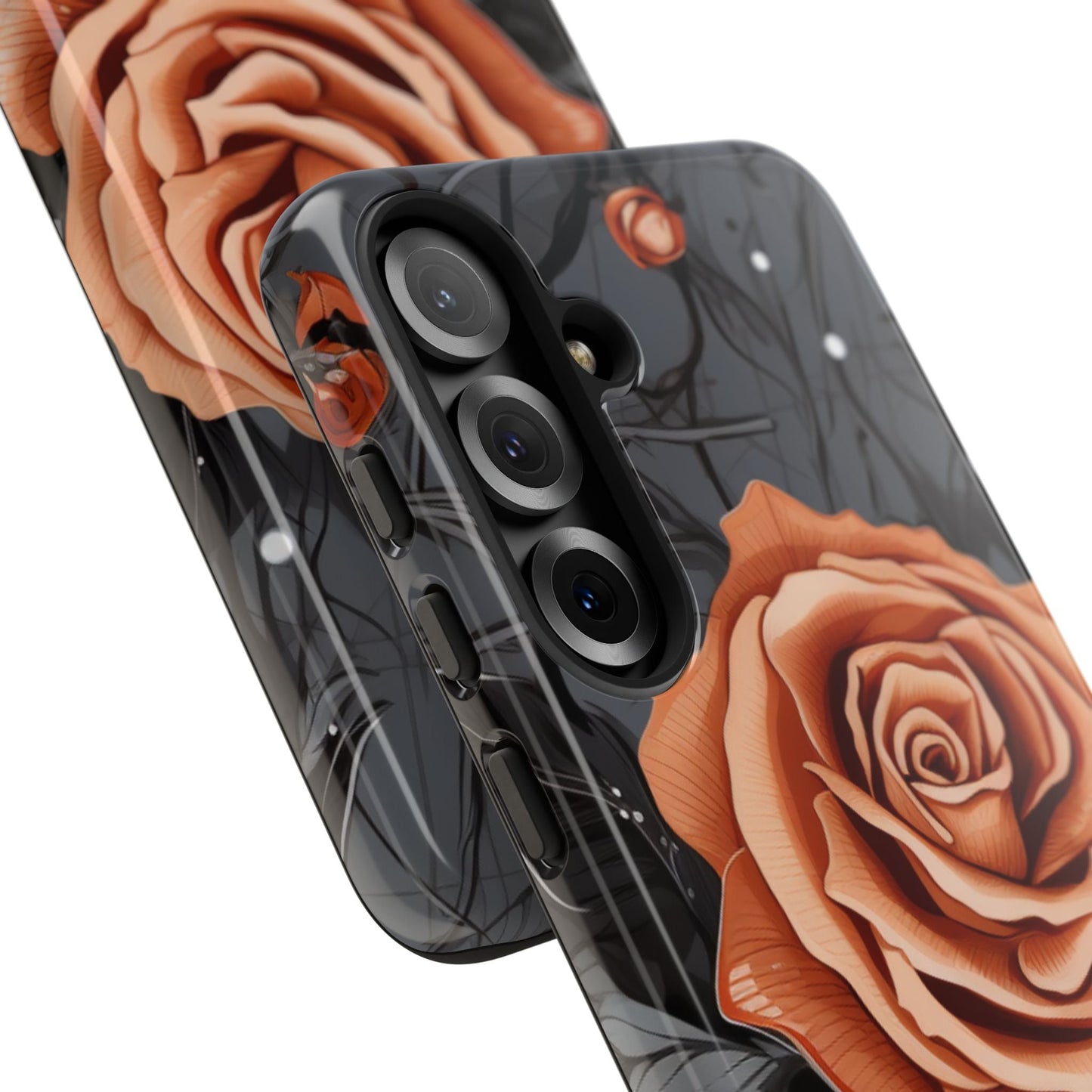 Gothic Orange Rose Samsung Galaxy Case - BOGO Cases
