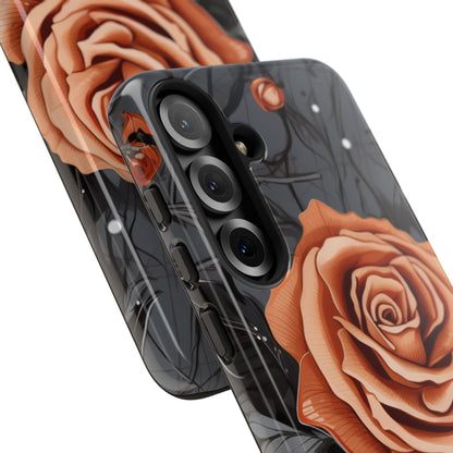 Gothic Orange Rose Samsung Galaxy Case - BOGO Cases