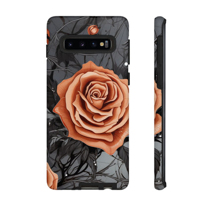 Gothic Orange Rose Samsung Galaxy Case - BOGO Cases