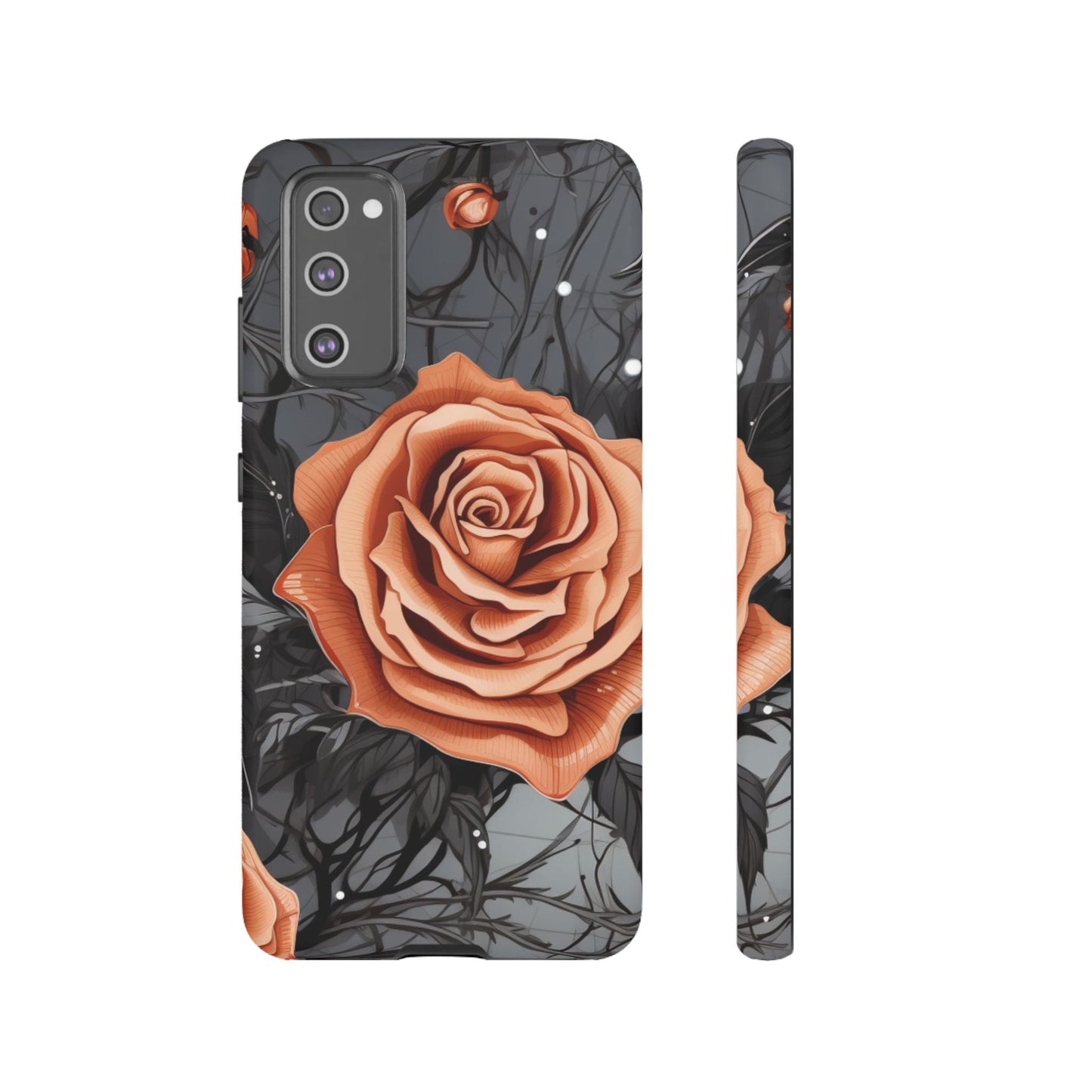 Gothic Orange Rose Samsung Galaxy Case - BOGO Cases