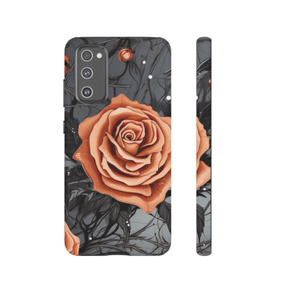 Gothic Orange Rose Samsung Galaxy Case - BOGO Cases