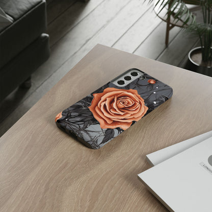 Gothic Orange Rose Samsung Galaxy Case - BOGO Cases