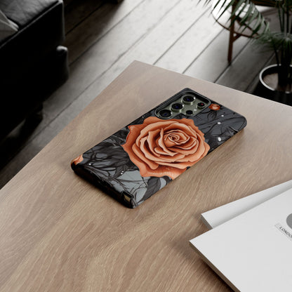 Gothic Orange Rose Samsung Galaxy Case - BOGO Cases