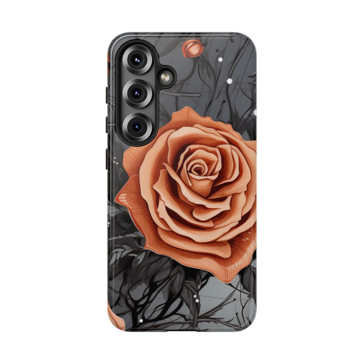 Gothic Orange Rose Samsung Galaxy Case - BOGO Cases