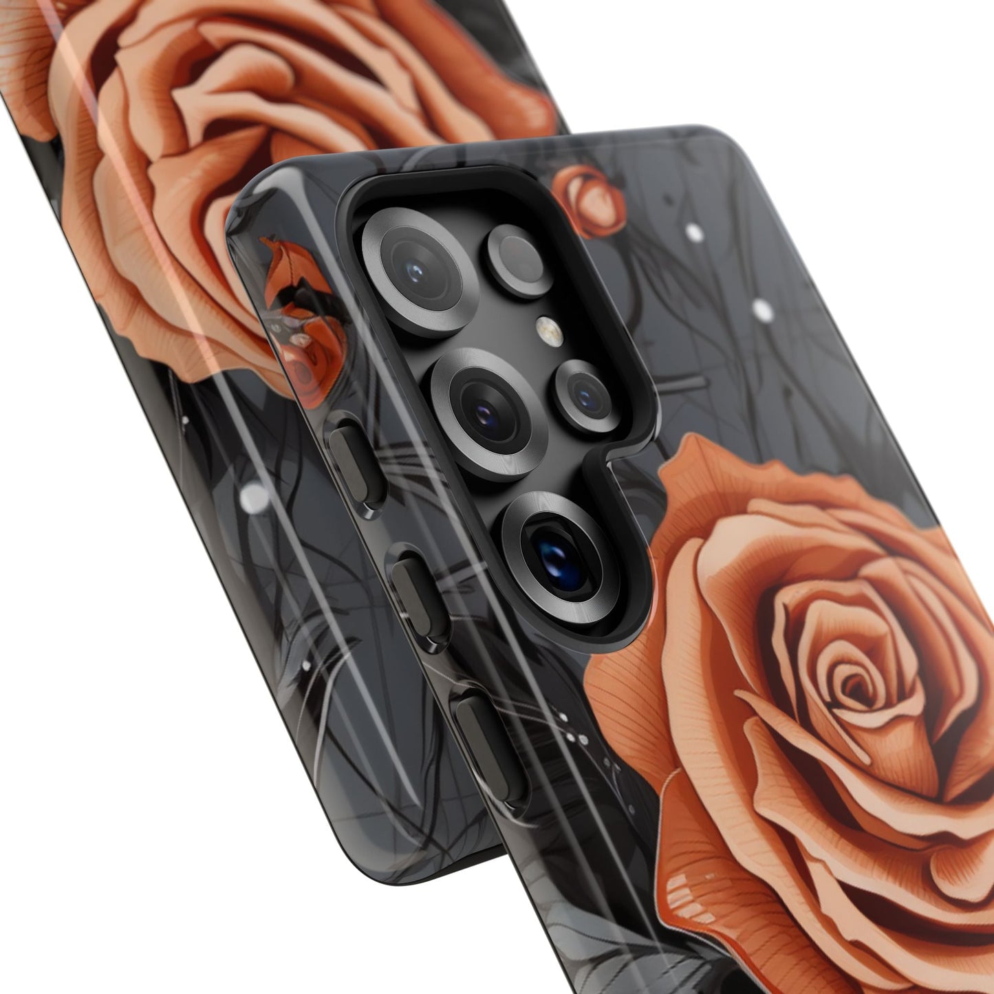 Gothic Orange Rose Samsung Galaxy Case - BOGO Cases