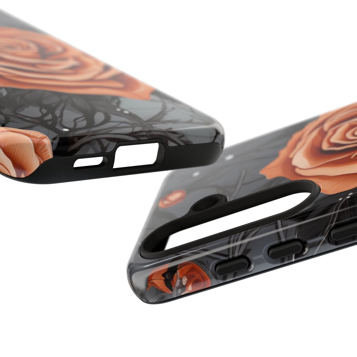 Gothic Orange Rose Samsung Galaxy Case - BOGO Cases