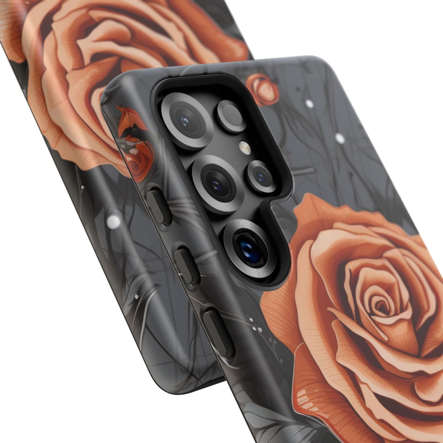 Gothic Orange Rose Samsung Galaxy Case - BOGO Cases