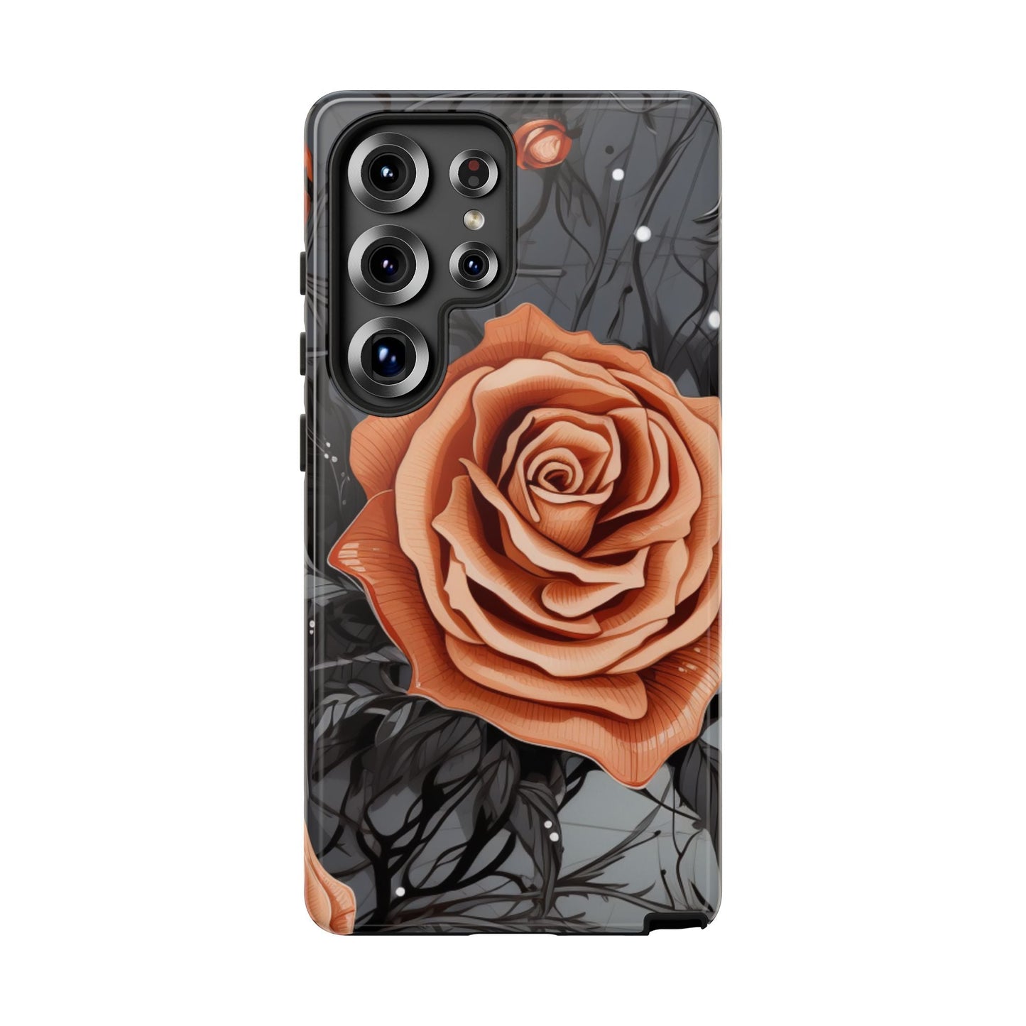 Gothic Orange Rose Samsung Galaxy Case - BOGO Cases
