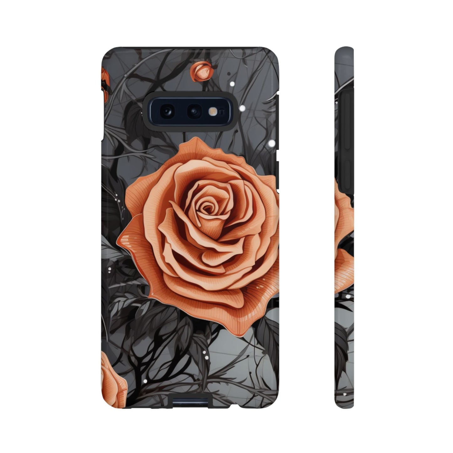 Gothic Orange Rose Samsung Galaxy Case - BOGO Cases